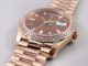 EWF Rolex Day-Date Rose Gold Replica Watch 36MM Brown Diamond Stick Dial (3)_th.jpg